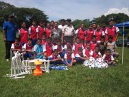 Sport's Implements Delivery to Canton Suquiat's Soccer School 